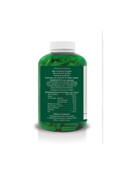 Verde de Alfalfa Bio 240 cápsulas vegetales de 630 mg Soria Natural