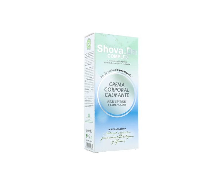 Crema Corporal Calmante con Tila y Pasiflora 250 ml Shovade