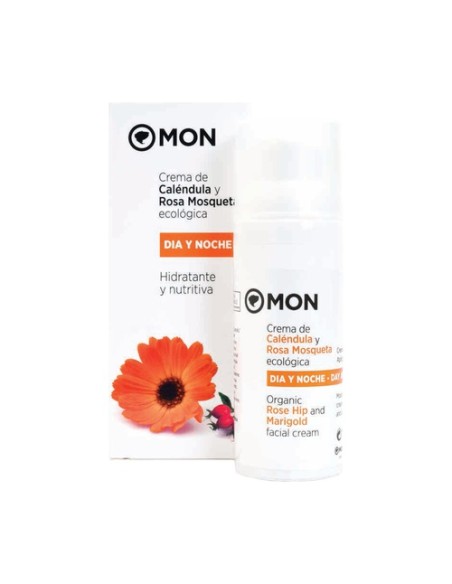 Crema Dia y Noche Caléndula y Rosa Mosqueta 50 ml (Rosa de mosqueta) Mon Deconatur