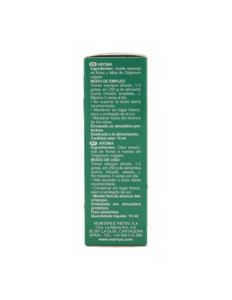 Aceite Esencial de Orégano 15 ml MARNYS®