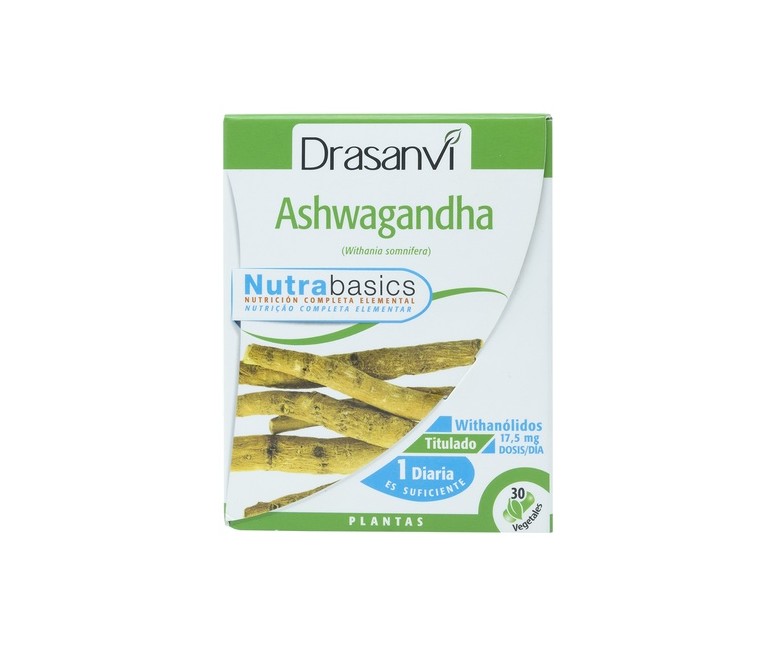 Nutrabasics ashwagandha 30 cápsulas vegetales Drasanvi