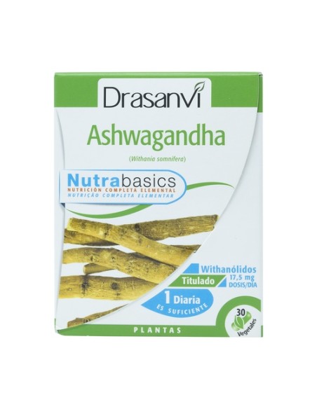 Nutrabasics ashwagandha 30 cápsulas vegetales Drasanvi