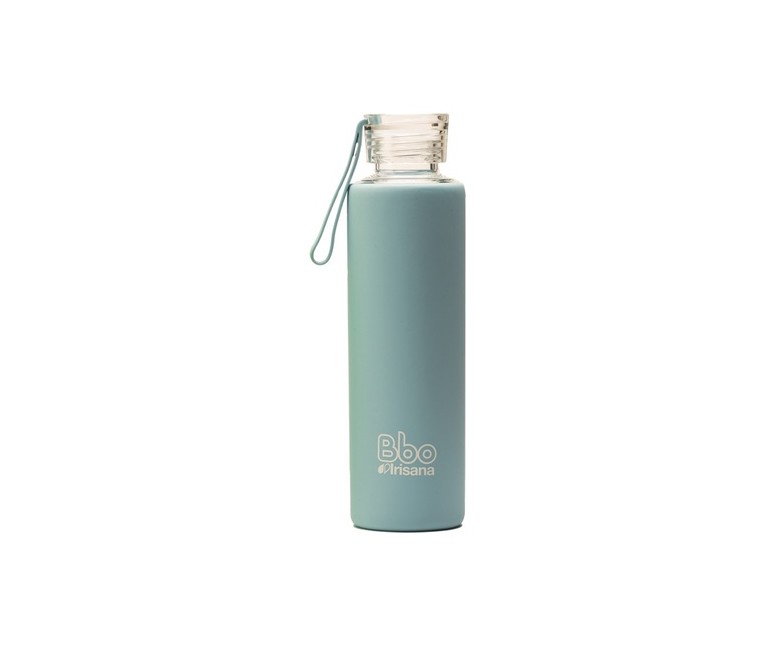 Botella BBO Silicona Azul 550 ml 550 ml (Azul) Irisana