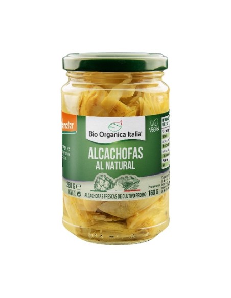 Alcachofas al natural 280 g Bio Organica Italia
