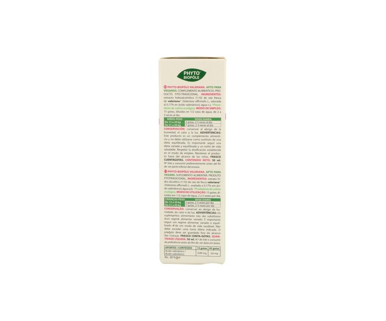 Phytobiopole Valeriana (Sueño) 50 ml Intersa