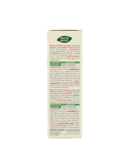 Phytobiopole Valeriana (Sueño) 50 ml Intersa