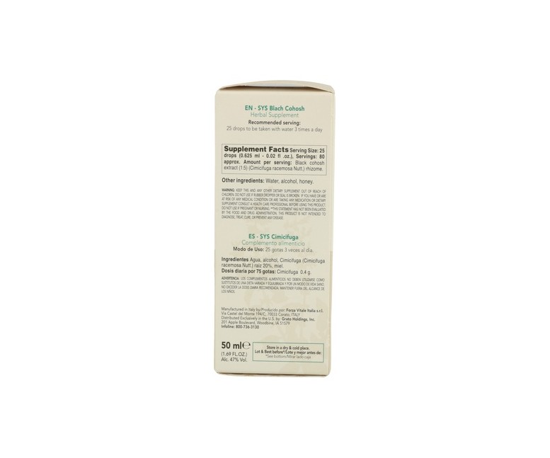SYS Cimicifuga 50 ml Forza Vitale
