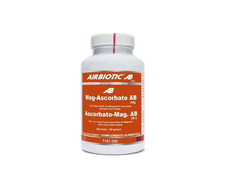 Ascorbato de Magnesio 200 g de polvo Airbiotic