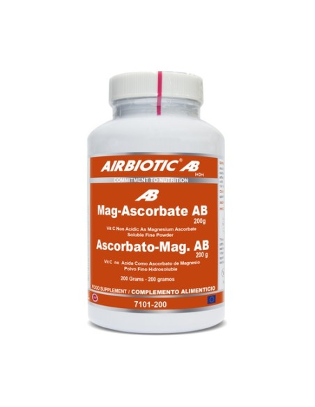 Ascorbato de Magnesio 200 g de polvo Airbiotic