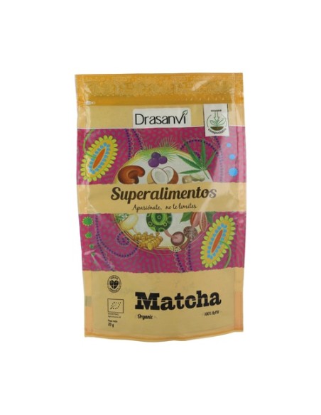 Superalimentos matcha ceremonial doypack 70 g de polvo (Matcha) Drasanvi