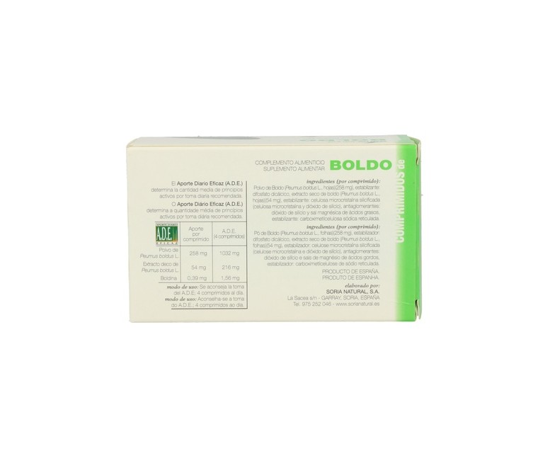 Boldo 60 comprimidos Soria Natural