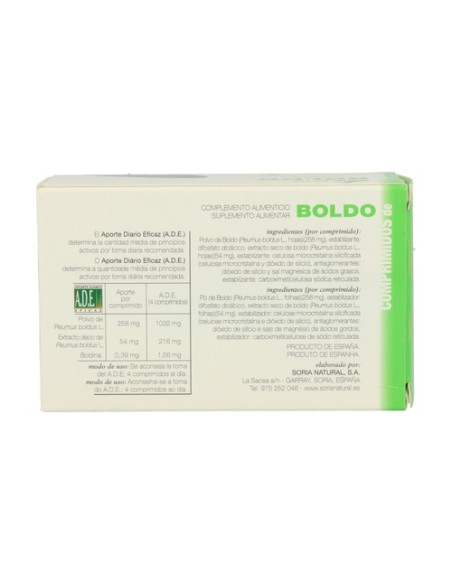 Boldo 60 comprimidos Soria Natural