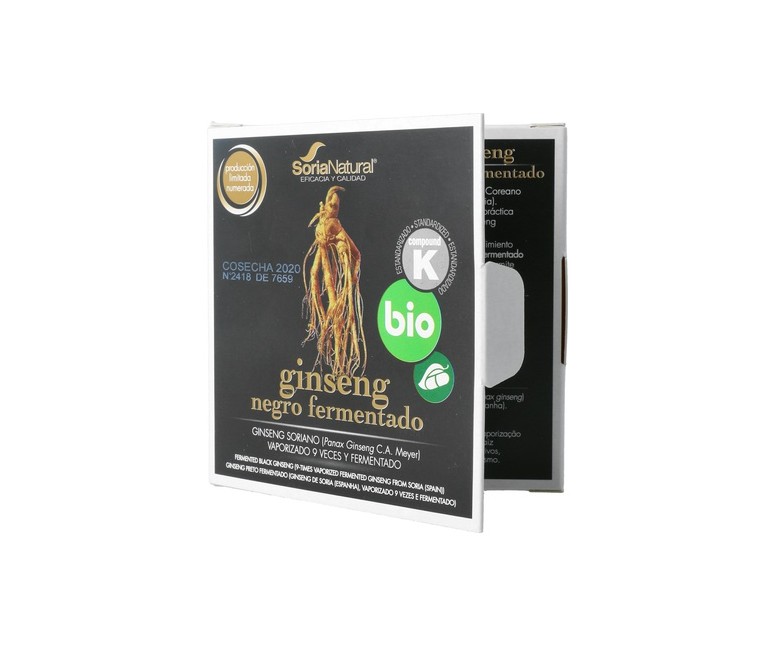 Ginseng Negro 24 cápsulas Soria Natural