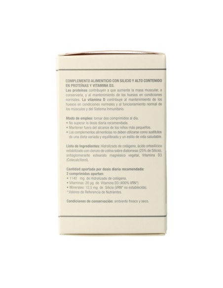 Colágeno Hidrolizado con Silicio y Vitamina D3 60 comprimidos Natysal
