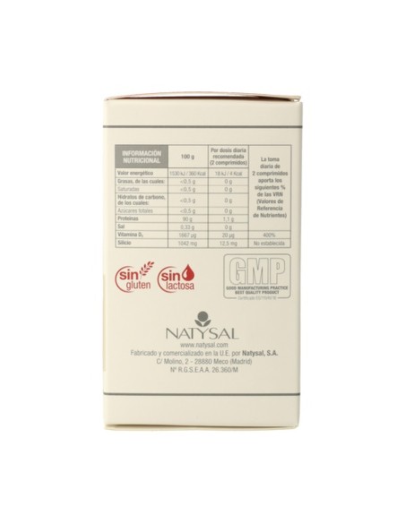 Colágeno Hidrolizado con Silicio y Vitamina D3 60 comprimidos Natysal
