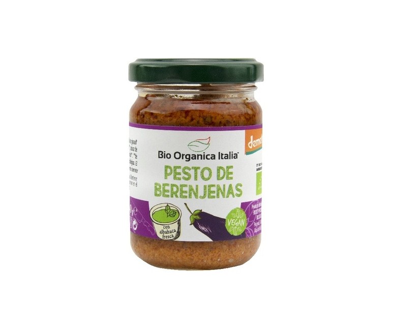 Pesto berenjenas vegano 140 g Bio Organica Italia