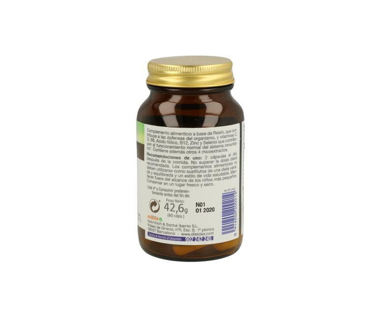 Mega Inmuno 60 cápsulas vegetales Dietisa