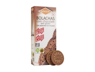 Galleta casera sin gluten conc cacao y trocitos de chocolate