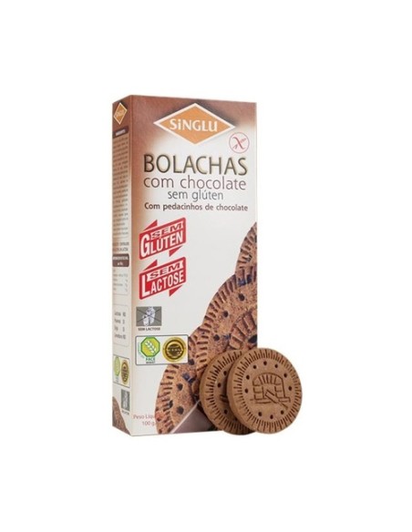 Galleta casera sin gluten conc cacao y trocitos de chocolate 100 g Singlu