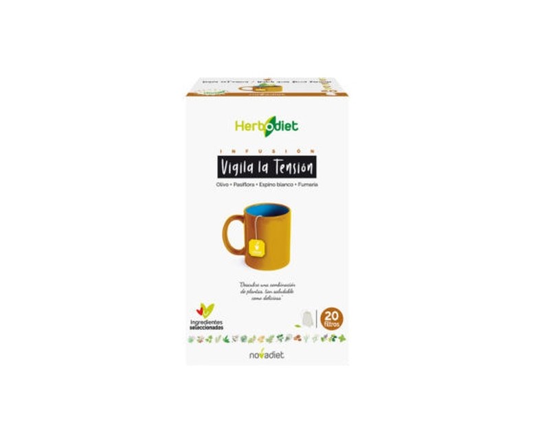 Herbodiet Infusiones Vigila Tu Tensión 20 bolsitas infusoras Nova Diet