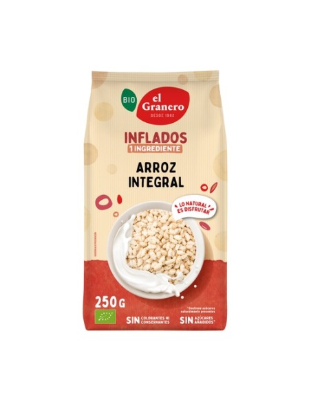 Arroz integral hinchado 250 g El Granero Integral