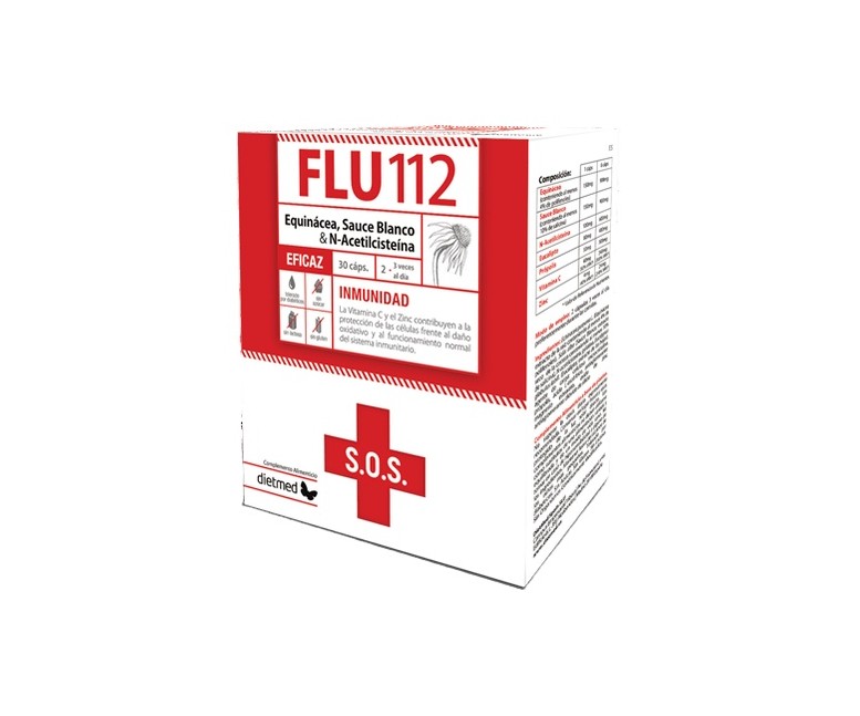Flu112 sistema inmunitario 30 cápsulas Dietmed
