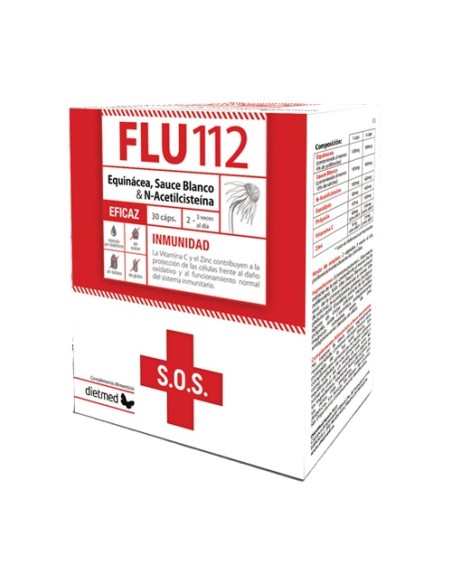 Flu112 sistema inmunitario 30 cápsulas Dietmed