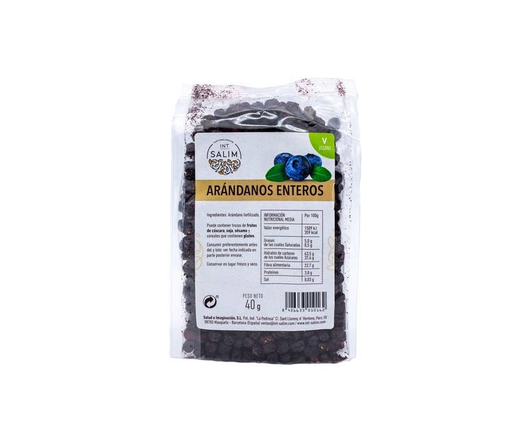 Arándano entero 40 g (Arándanos) Int-Salim