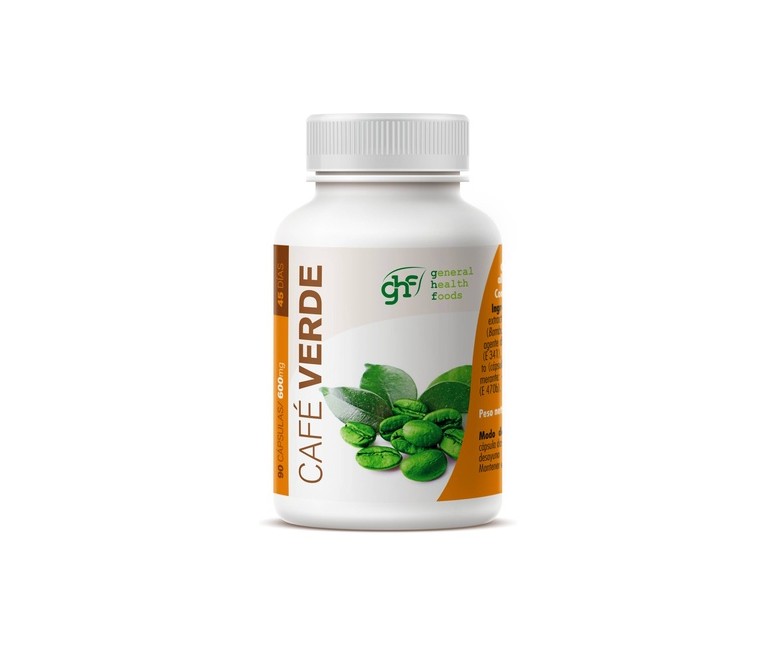 Café verde cápsulas 90 cápsulas de 600mg GHF