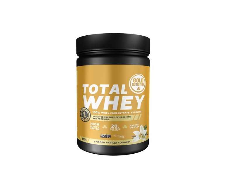 Total whey vainilla 800 g de polvo Gold Nutrition