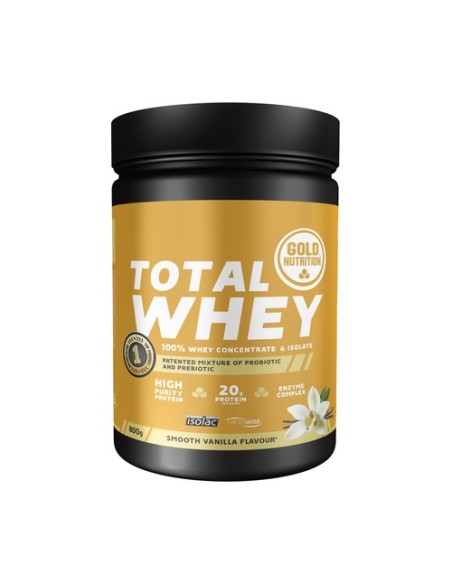 Total whey vainilla 800 g de polvo Gold Nutrition