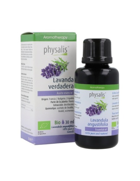 Aceite esencial Lavanda Verdadera Bio 30 ml Physalis