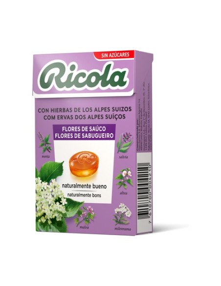 Caramelos Ricola Flores de Sauco 70 g Ricola