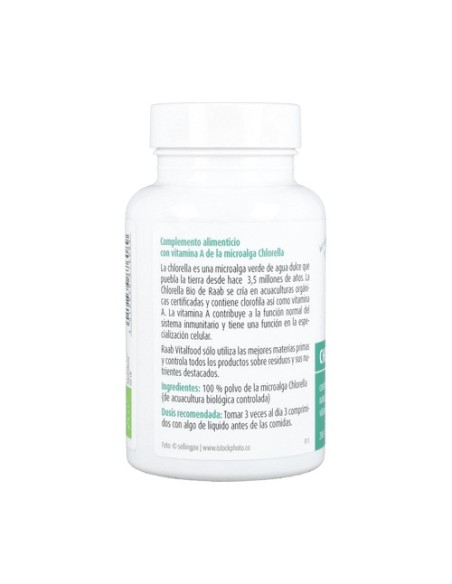 Chlorella 200 comprimidos Raab