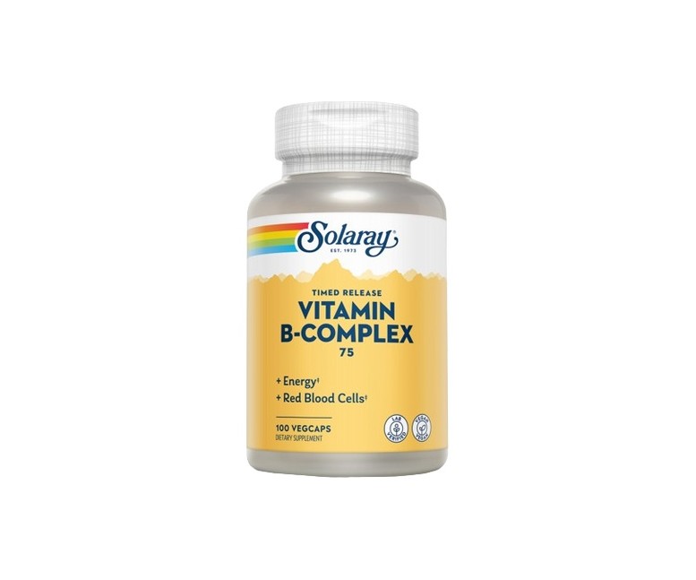 B-Complex 75 100 cápsulas vegetales Solaray