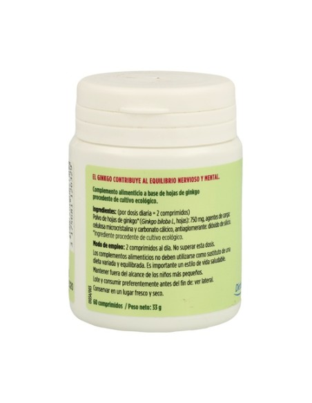 Edensan Ginkgo Bio 60 comprimidos Dietisa
