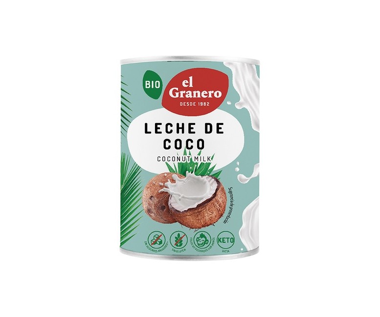 Leche de coco Bio 400 ml El Granero Integral