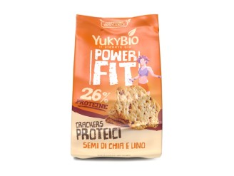 Cracker salado proteico con chia y lino