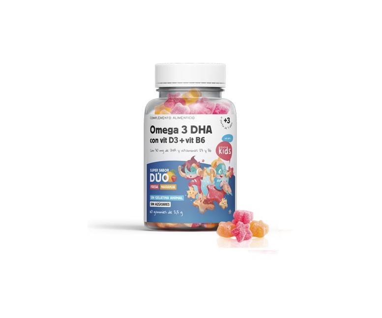 Gummies omega 3 DHA 60 gominolas de 2.5g Herbora