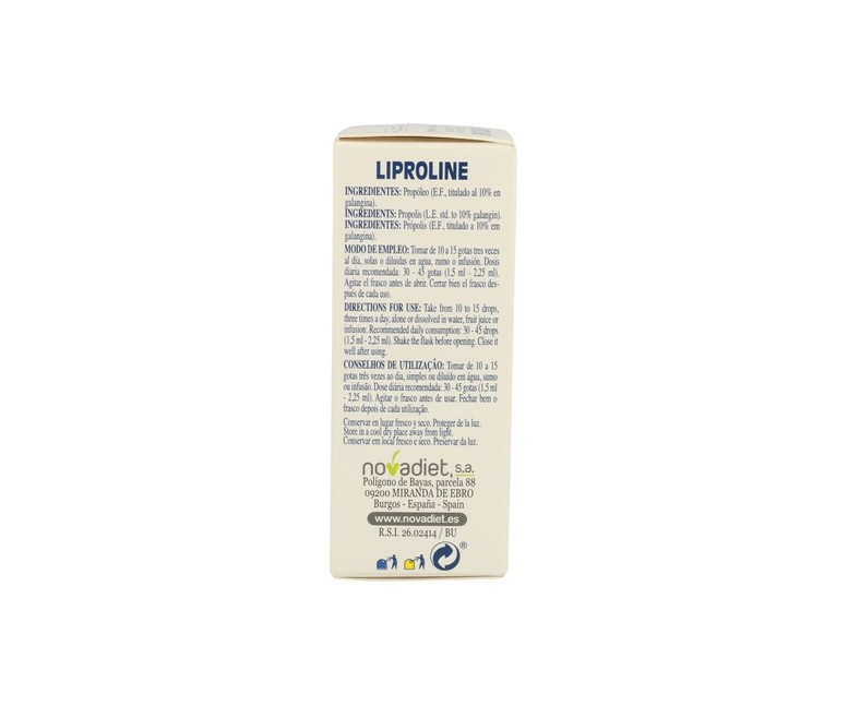 Liproline Extracto de Propóleo 30 ml Nova Diet