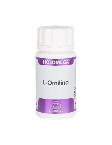 L-ornitina Holomega 50 cápsulas de 690mg Equisalud