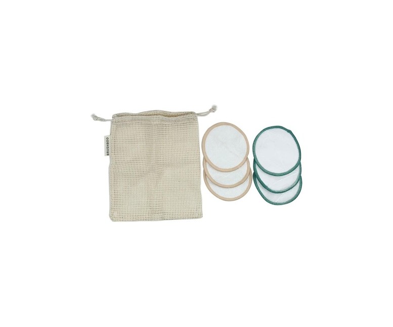 Discos Desmaquillantes con Bolsa de Algodón 1 unidad Brushboo