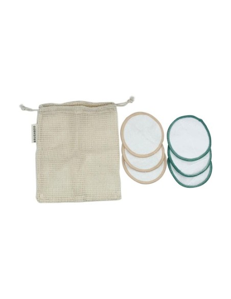 Discos Desmaquillantes con Bolsa de Algodón 1 unidad Brushboo