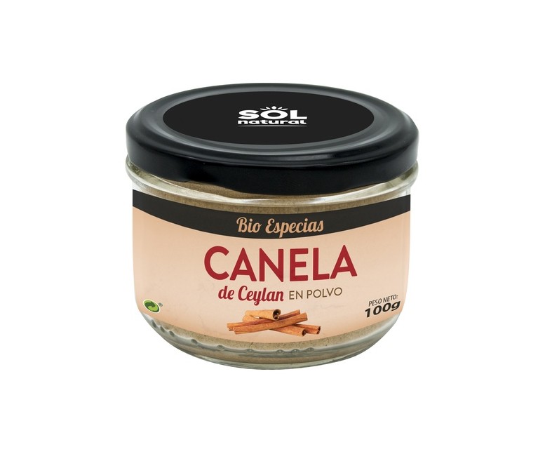 Canela de Ceylan en polvo Bio 100 g Sol Natural