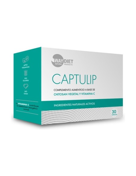 Captulip chitosan y vitamina C 30 cápsulas de 735mg Waydiet