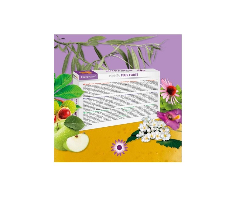 Plantaplus Forte jalea real 20 ampollas de 10ml Prisma Natural