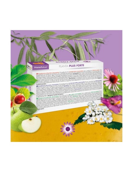 Plantaplus Forte jalea real 20 ampollas de 10ml Prisma Natural