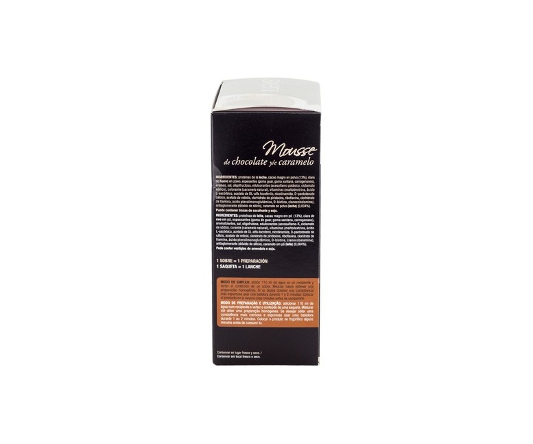Siken Diet Mousse Gourmet de Chocolate y Caramelo Gourmet 7 sobres de 23g Siken