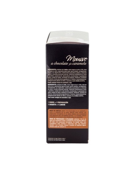 Siken Diet Mousse Gourmet de Chocolate y Caramelo Gourmet 7 sobres de 23g Siken