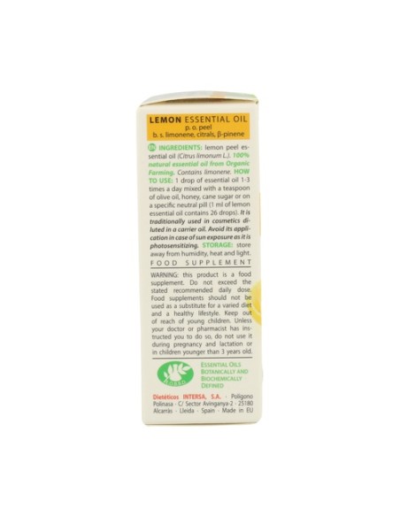 Aceite esencial de limón Bio 10 ml Esential Aroms